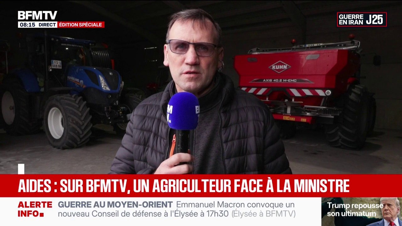Aides du gouvernement pour les agriculteurs: "Ça ne va pas forcément dans le bon sens pour nous", affirme un agriculteur