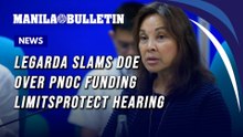Legarda slams DOE over PNOC funding limits