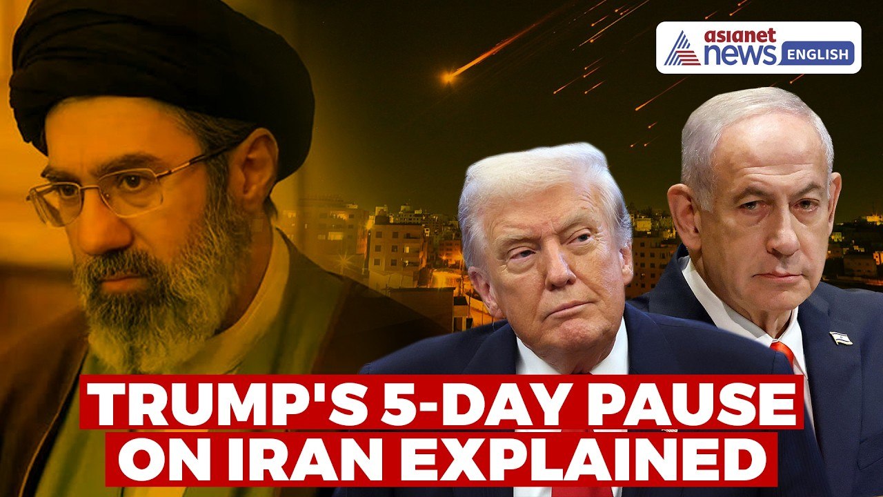 Trump’s 5-Day Iran War Pause Decoded | Strategy, Pressure or Peace Move? | World News