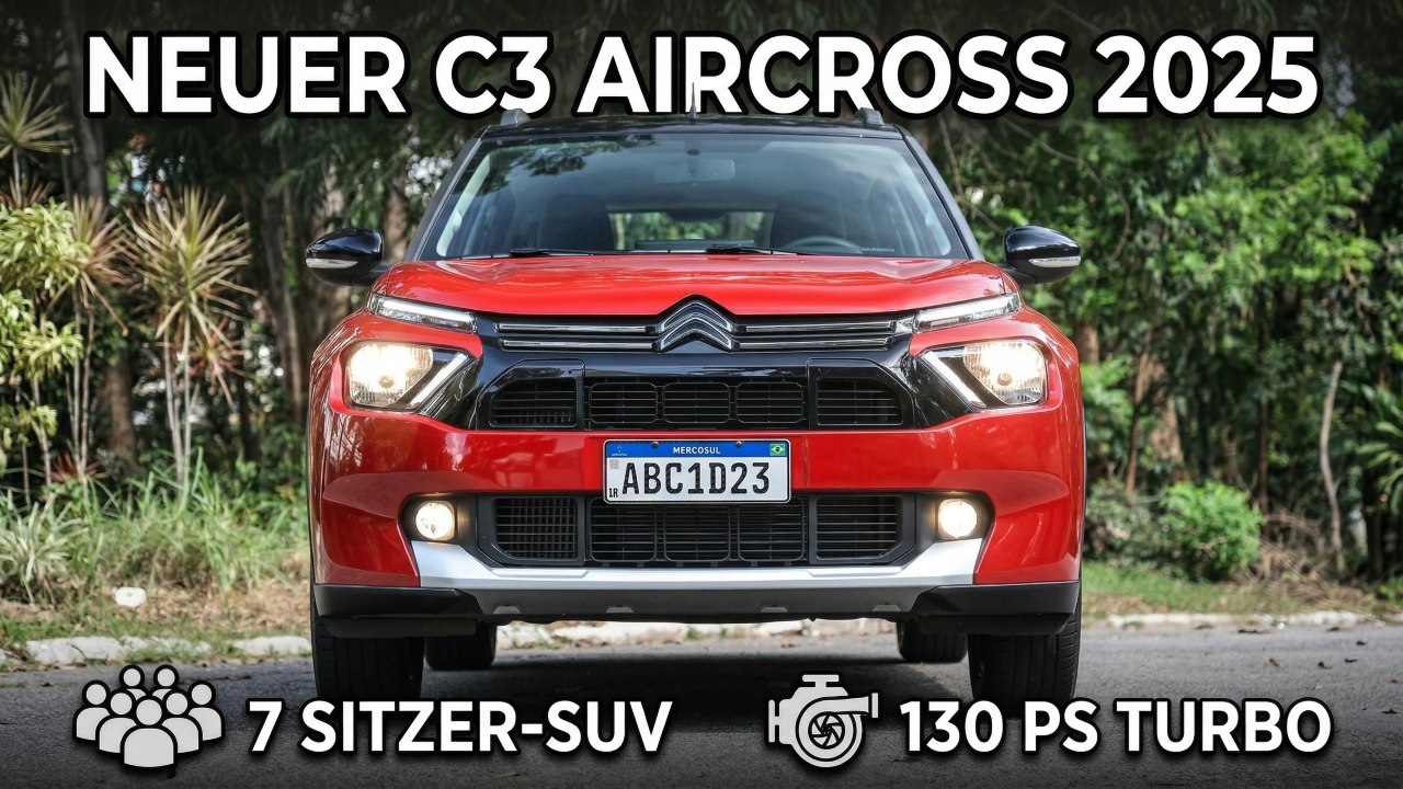 Citroën C3 Aircross 2025 7Feel T200 AT – Platz & Komfort