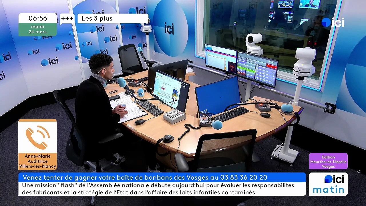 24/03/2026 -  ici matin par Ici Lorraine (Meurthe-et-Moselle et Vosges) en vidéo