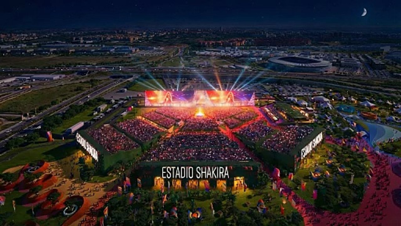 Así se verá el Estadio Shakira ubicado en la zona sur de Madrid