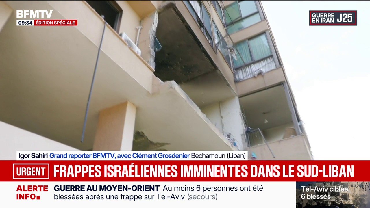 "On a vite découvert que l'appartement était totalement détruit": deux personnes tuées dans un raid israélien contre le village de Bechamoun, au sud-est de Beyrouth