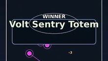 Epic Marble Race: Volt Sentry Totem vs Lunar Missile Rain | AI Physics Battle | Blaze Dome Highlight