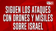 Guerra en Medio Oriente: siguen los ataques con drones y misiles contra Israel