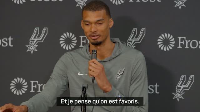 Spurs - Wembanyama voit les Bleus favoris pour la Coupe du monde 2026