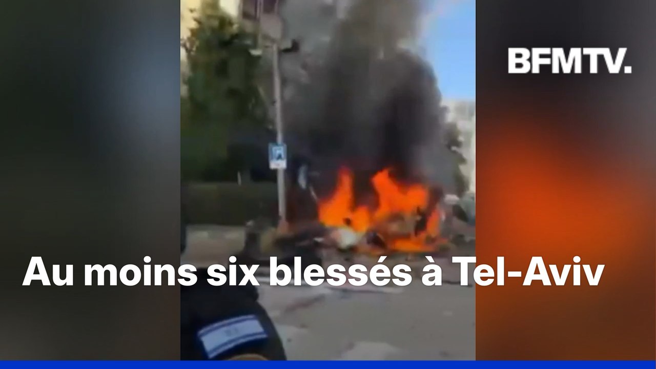 Guerre au Moyen-Orient: au moins six personnes blessées à Tel-Aviv après des frappes iraniennes