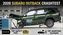 IIHS Crashtest Subaru Outback 2026: So sicher ist das SUV