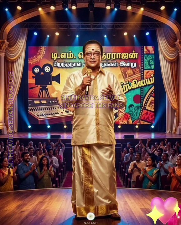 24.03.2026 டி எம் எஸ் ஐயாவுக்கு பிறந்தநாள் ஐயாவை வணங்குகிறேன் வாழ்த்துகிறேன்  M.THIRAVIDA SELVAN SINGAPORE TMS FANS SONG 1