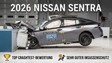 IIHS Crashtest 2026 Nissan Sentra überzeugt im Crash-Test