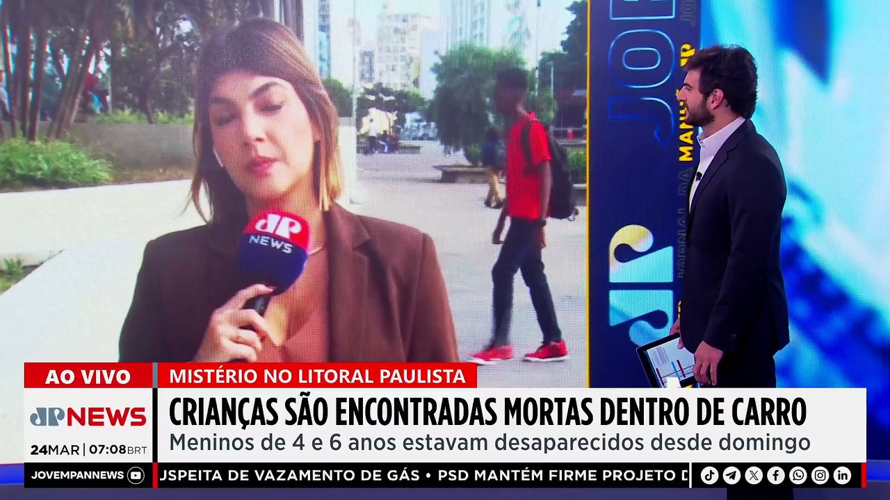 Dois meninos são encontrados mortos dentro de carro na Praia Grande (SP)
