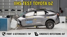 IIHS Crashtest: 2026 Toyota bZ überzeugt bei Safety-Systemen