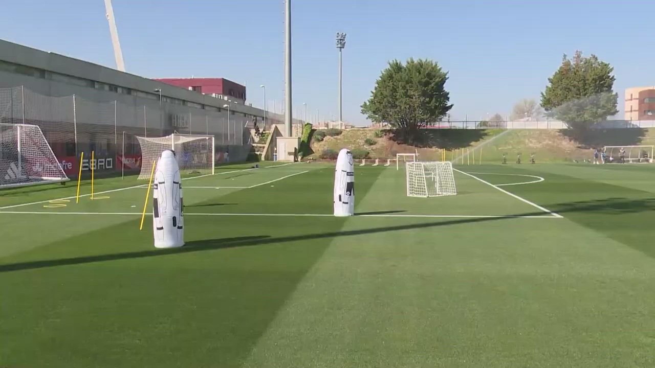 Entrenamiento completo de la Selección Española previo al amistoso España vs Serbia