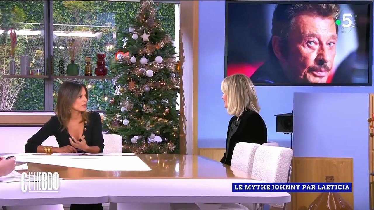 2023 – Johnny Hallyday – Le mythe Johnny Hallyday par Laeticia Hallyday (C l'Hebdo – France 5, 16 Décembre)