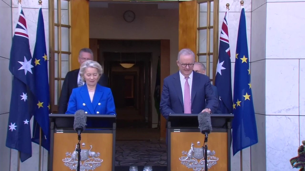 Von Der Leyen calls for an end to the war in Iran over oil prices crisis