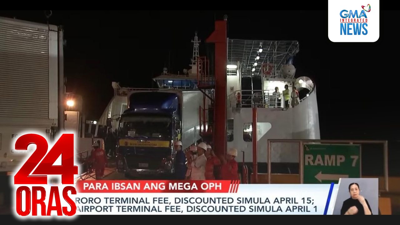 RoRo terminal fee, discounted simula April 15; airport terminal fee, discounted simula April 1 | 24 Oras