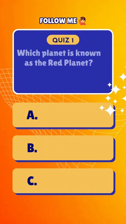 Which planet is known as the Red Planet? #quiz #quiztime #braintest #brainteaser #quiztest #QuizTime #trivia #generalknowledge #usa #USAQuiz #USATrivia #AmericanFacts #USGeography #GreatLakes #USAReels #USAShorts #triviachallenge #QuizChallenge