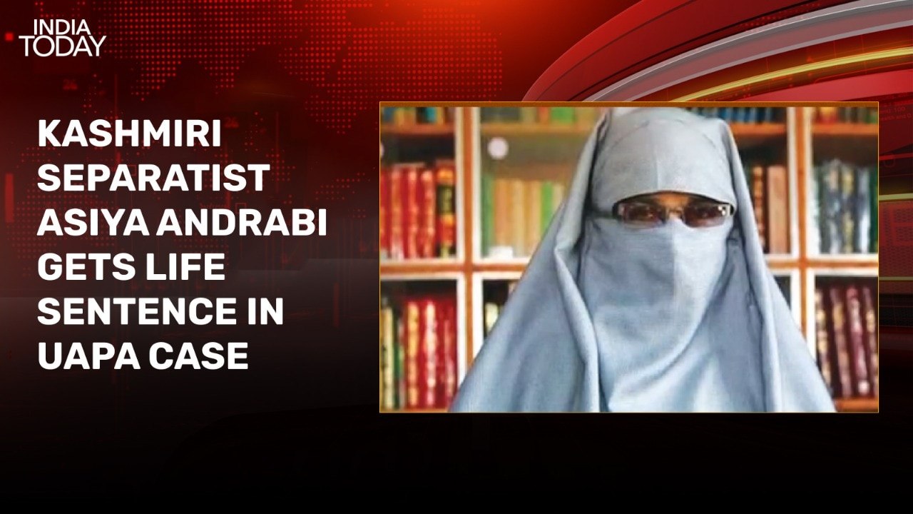 Delhi court sentences Kashmiri separatist Asiya Andrabi to life term in UAPA case