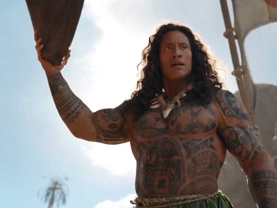 "vaiana": neuer trailer zeigt dwayne johnson als maui