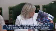 El mensaje de María Caballero (UPN) a Abaurrea (EH BIldu) tras la Korrika: "Está muy calladito, míreme a los ojos"