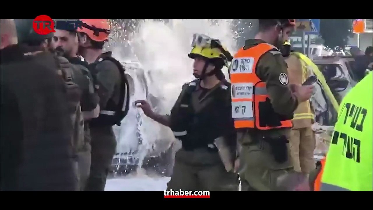 İran vurdu: Tel Aviv alev alev yanıyor!