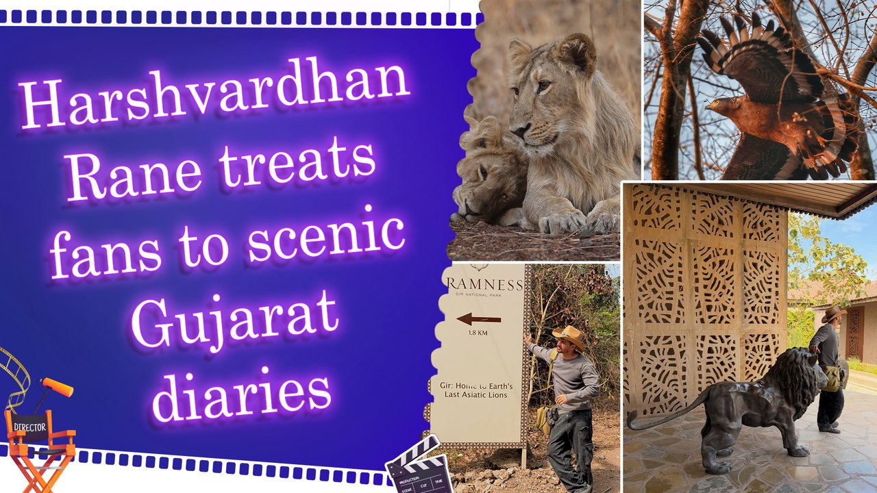 Harshvardhan Rane shares stunning ‘best of Gujarat’ moments, captures wildlife at Gir National Park