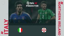 Italy v Northern Ireland - Opta Predictor