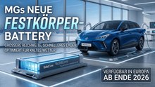 MG mit SolidCore Batterie: Neue Reichweite für MG Elektroautos