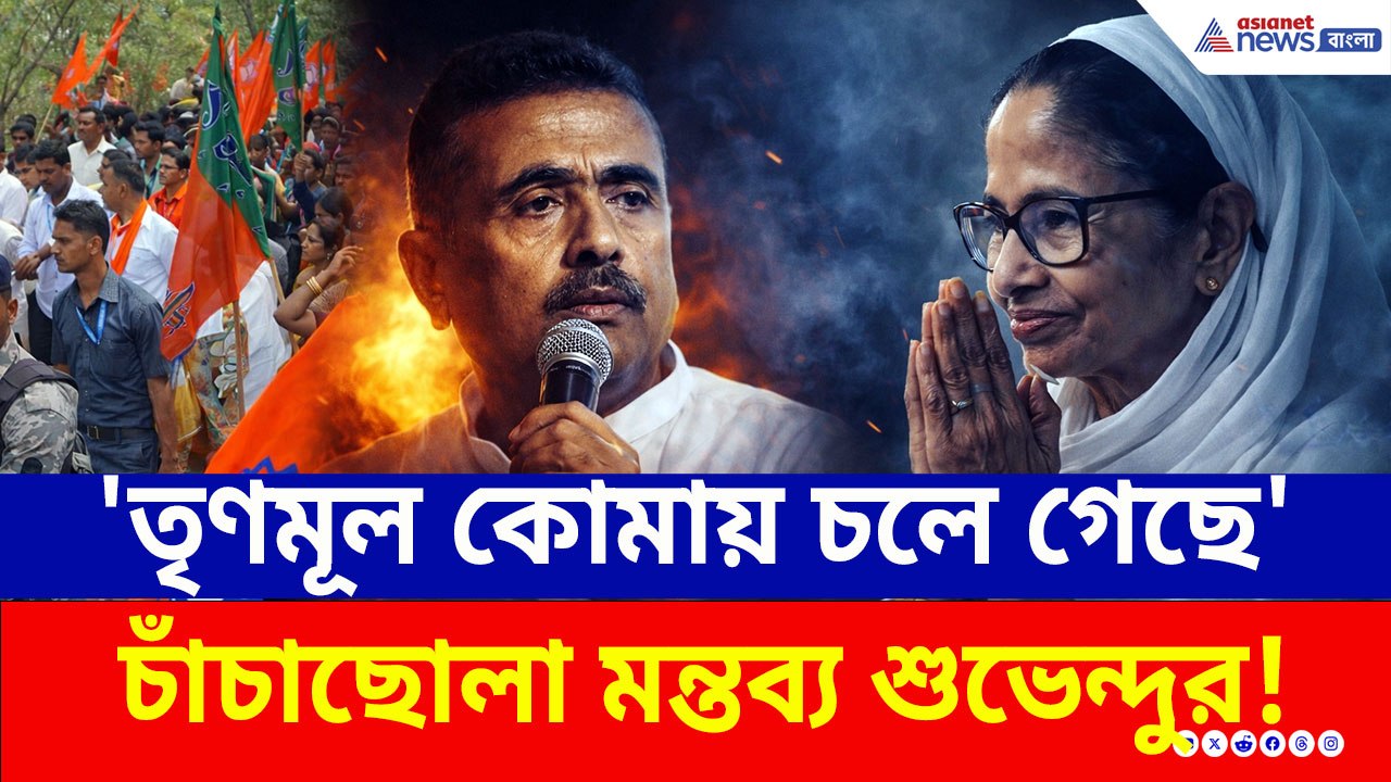 'শেষ, তৃণমূল কোমায় চলে গেছে' চাঁচাছোলা মন্তব্য শুভেন্দুর!