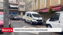 Bağcılar'da iş yerinde yangın tüpü dolumu sırasında 5 kişi zehirlendi