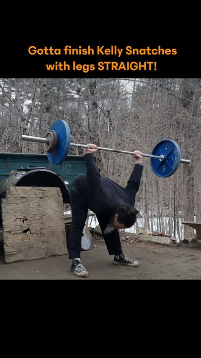 Hang Kelly Snatches! 112¾lb