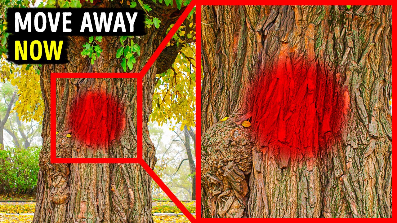 If You See Red Marks on a Tree, Move Away Immediately