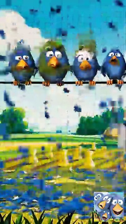 When the chainsaw fights back! 😂 Talking Birds On A Wire Game