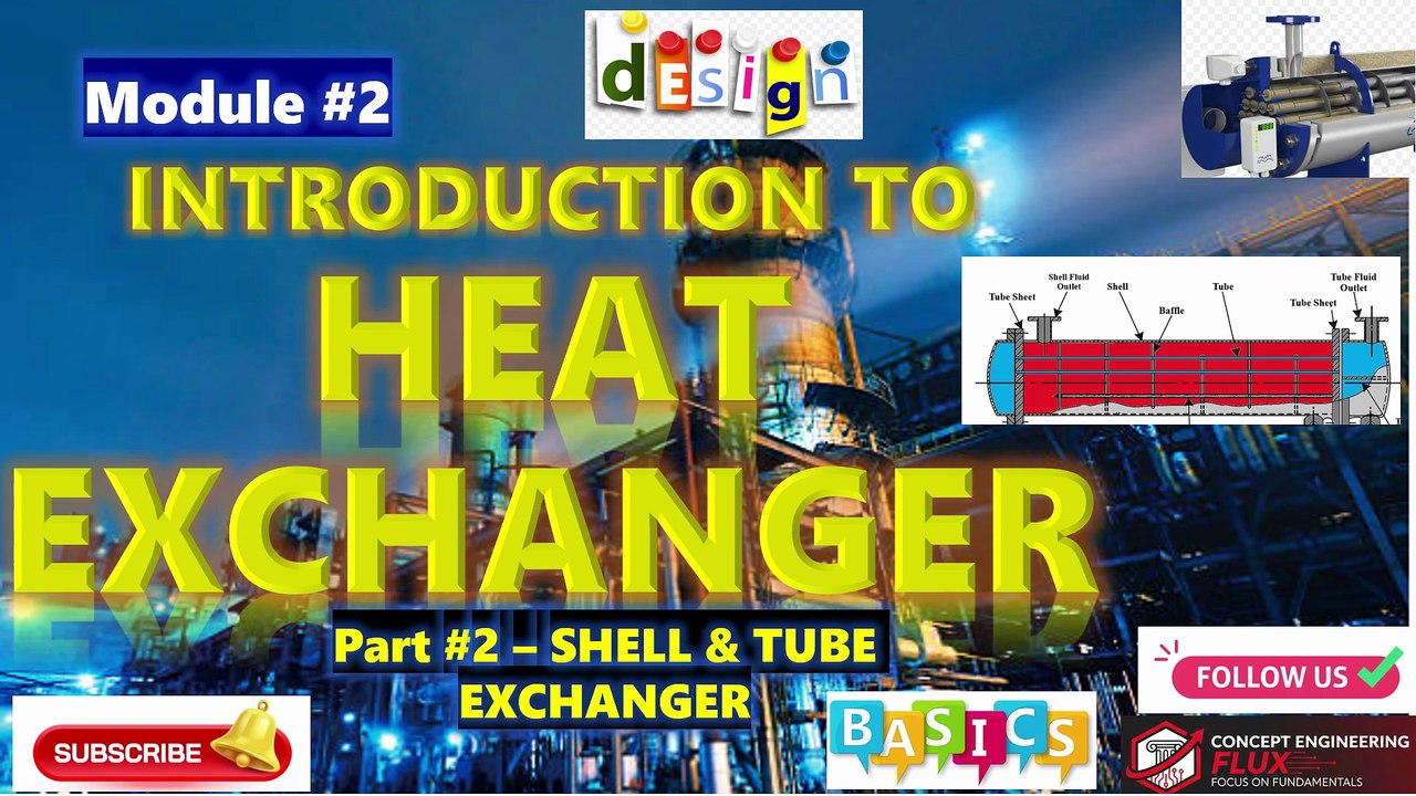L02-Introduction to Heat Exchanger-Part#2 | Shell & tube heat exchanger | Design Guideline