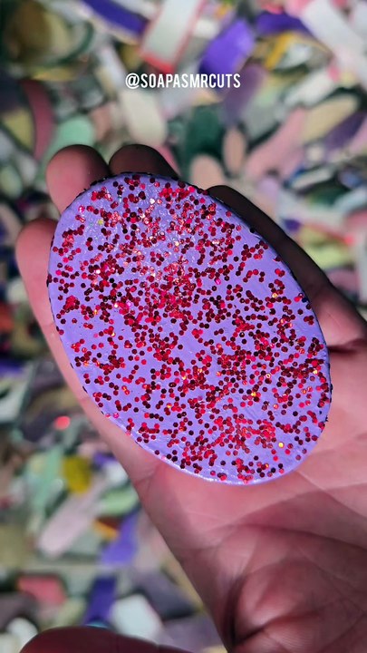 Satisfying ASMR cutting colorful  soap part 1