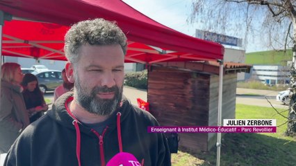 Saint-&Eacute;tienne : des enseignants en gr&egrave;ve pour d&eacute;fendre l&rsquo;accompagnement d&rsquo;&eacute;l&egrave;ves en situation de handicap