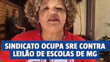 Sindicato ocupa SREs contra leilão de escolas em Minas Gerais