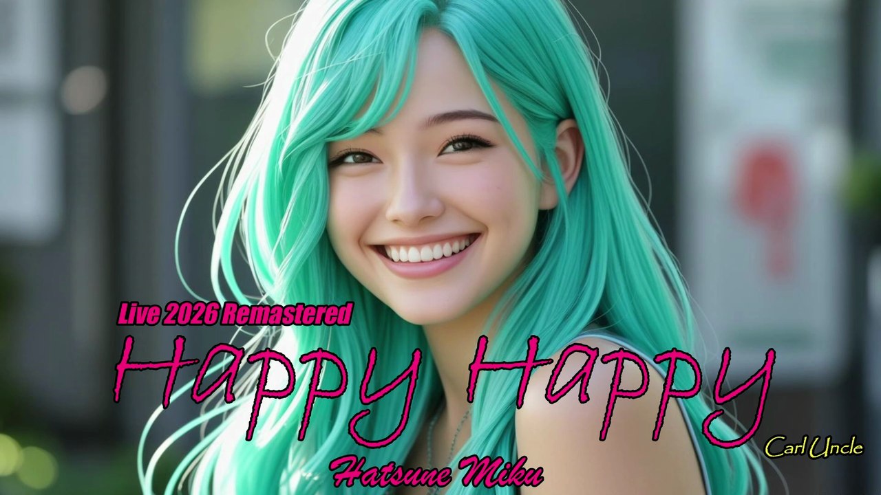 Happy Happy (Live 2026 Remastered) 🎤✨ 1080p HD｜Hatsune Miku Live Performance