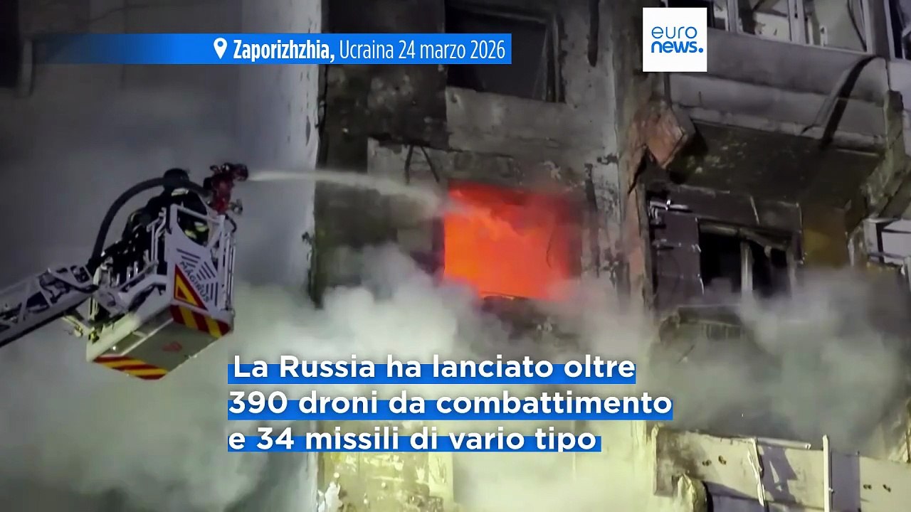 La Russia lancia 400 droni sull'Ucraina in una notte nell'attacco più grande delle ultime settimane