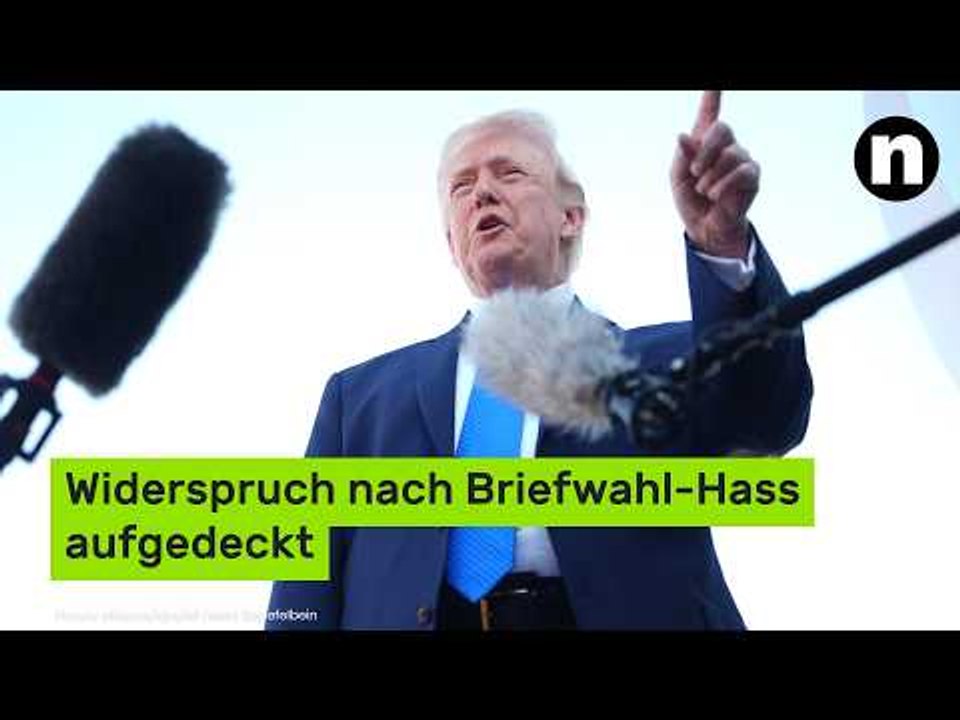 Donald Trump: Widerspruch nach Briefwahl-Hass aufgedeckt