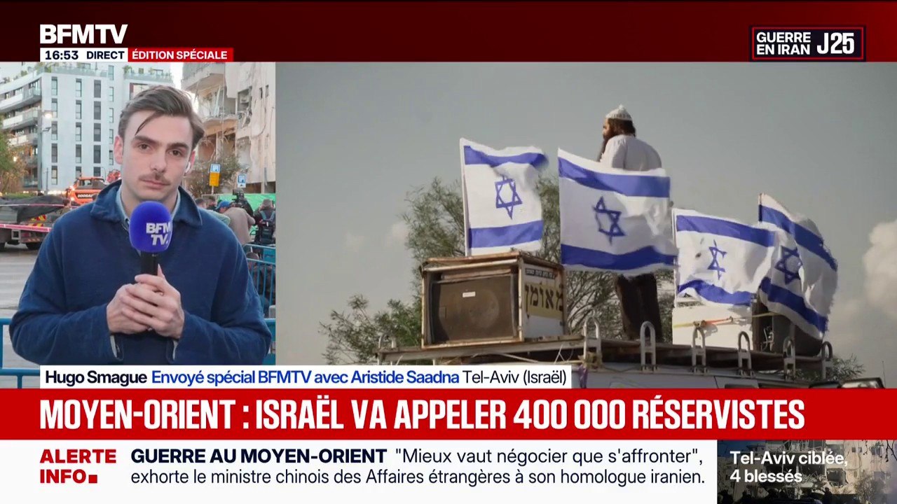 Guerre au Moyen-Orient: l'armée israélienne va appeler 400.000 réservistes