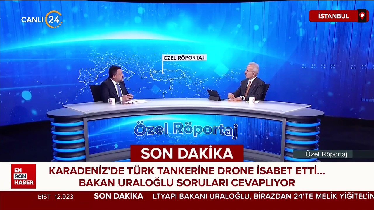 Bakan Uraloğlu: Karadeniz’de Türk tankerinde patlama meydana geldi