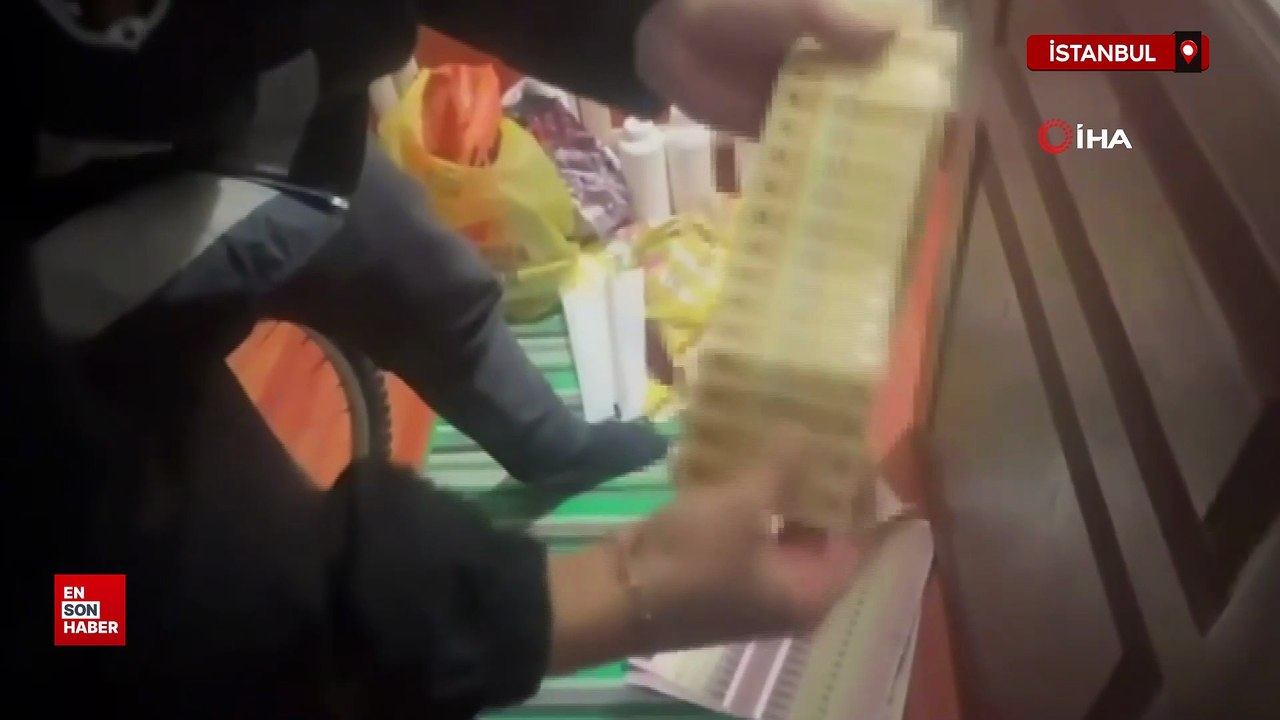 İstanbul'da kaçak içki operasyonu: Baza altından koli koli kaçak içki çıktı