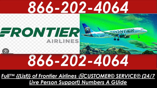 #$ Contact Frontier Airlines ® Customer Service Explained 2026 Policy| Complete Assistance Guide