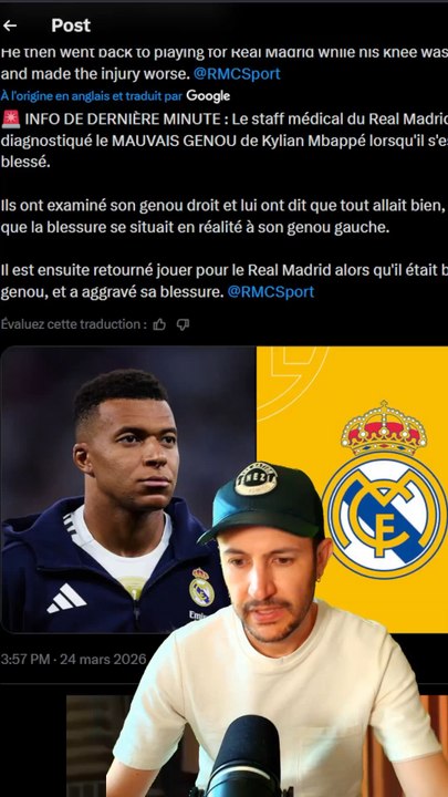 ❌ Les médecins du Real se sont trompés de genoux pour Mbappé !!! #realmadrid #mbappé