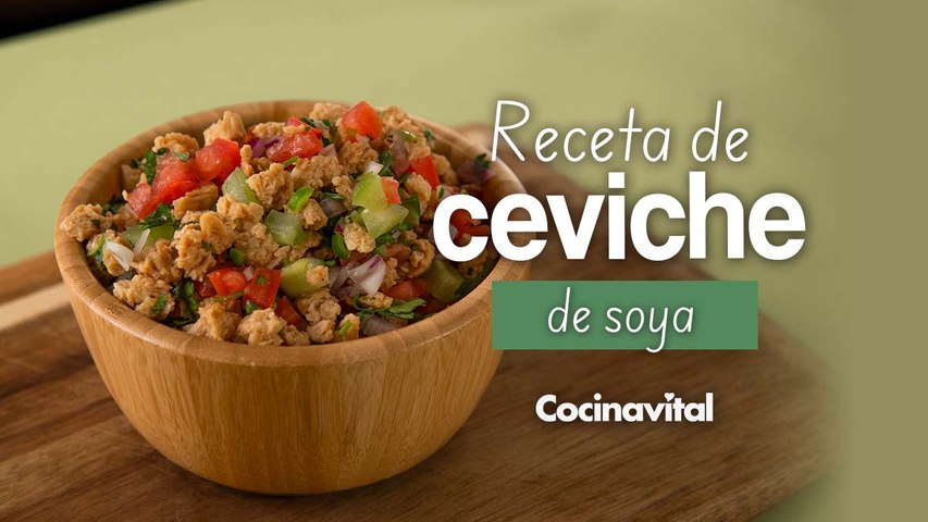 Receta casera de Ceviche de Soya