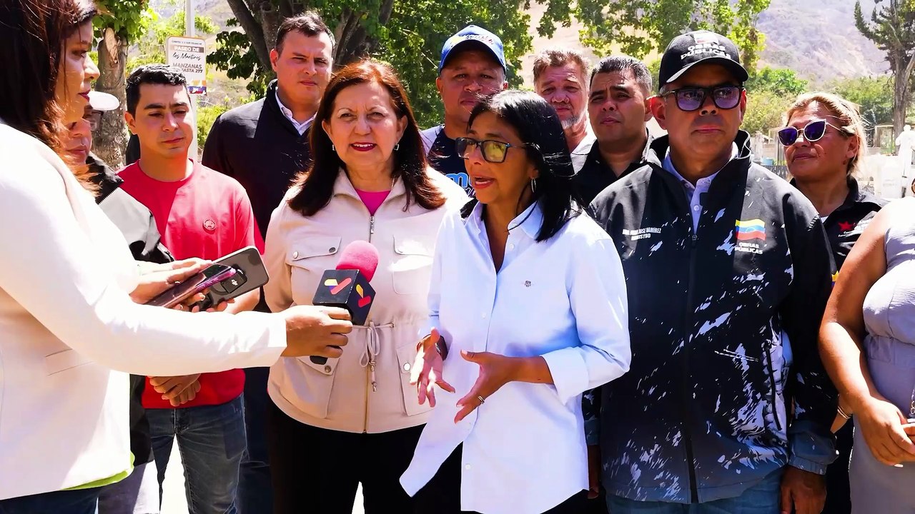 Presidenta (E) Delcy Rodríguez entrega espacios rehabilitados en el Cementerio General del Sur