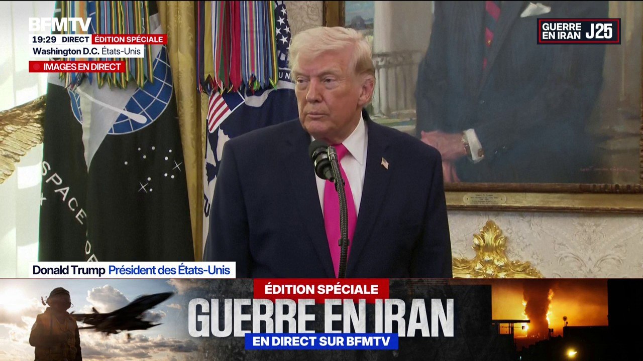"Pourparlers" avec Iran: "Ils sont d'accord sur le fait qu'ils n'auront pas l'arme nucléaire", déclare Donald Trump