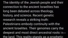 Are Palestinians the original Israelites?