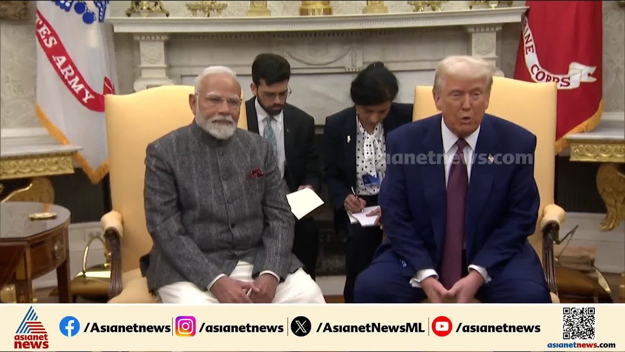 പശ്ചിമേഷ്യയിലെ യുദ്ധ സാഹചര്യത്തിൽ പ്രധാനമന്ത്രി മോദിയുമായി സംസാരിച്ച് ട്രംപ്